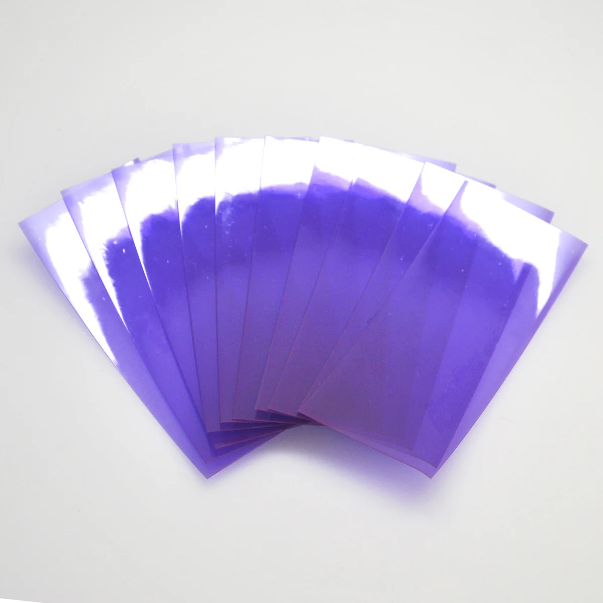 18650 PVC Heat Shrink Wraps - 10 pack - Transparent Purple