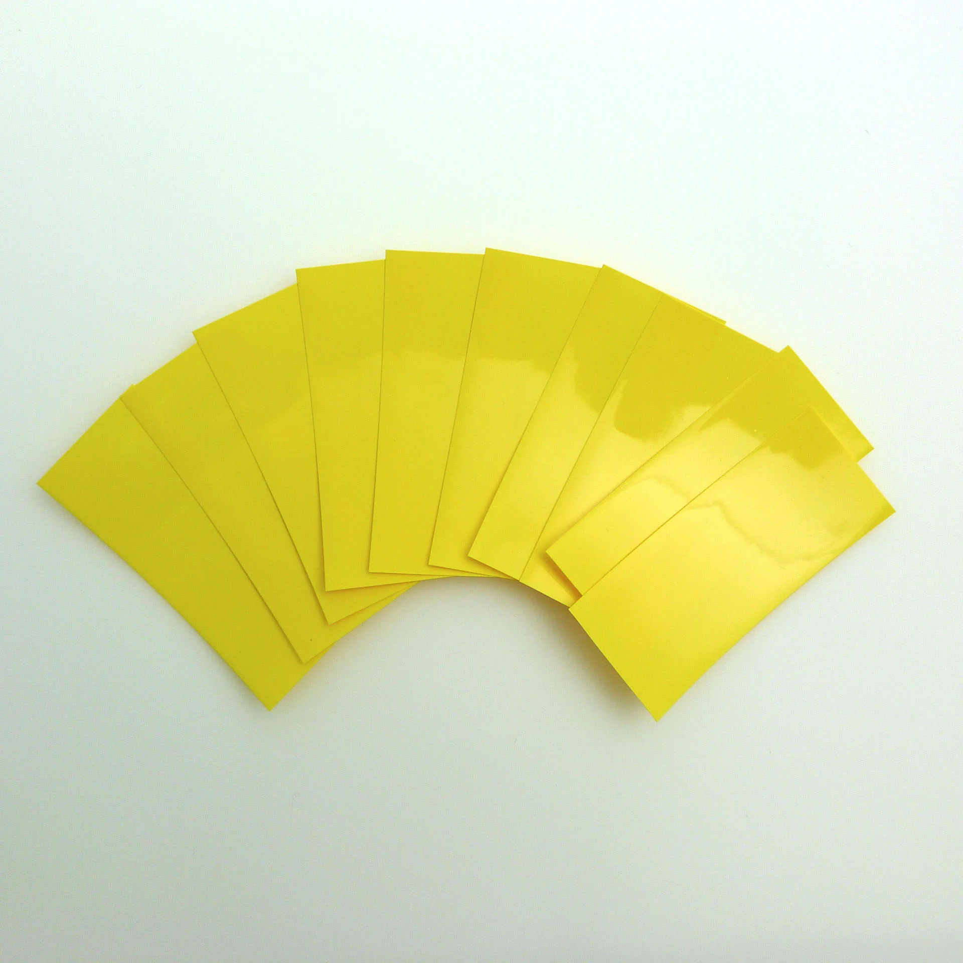 18650 PVC Heat Shrink Wraps - 10 pack - Yellow