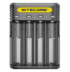 Nitecore Q4 4-bay Lithium Ion Battery Charger - Black