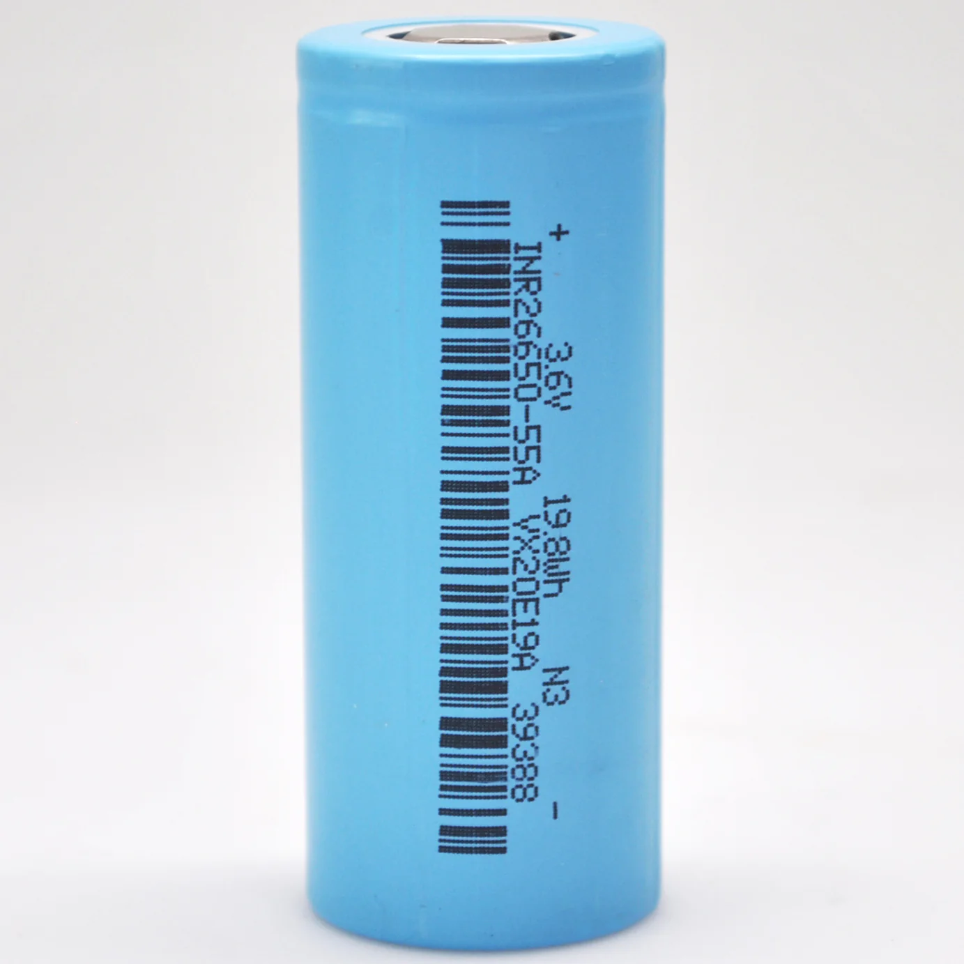 PowerLongBattery (PLB) INR26650-55A 3.6V 5500mAh 11A 26650 Flat Top Li-Ion Battery