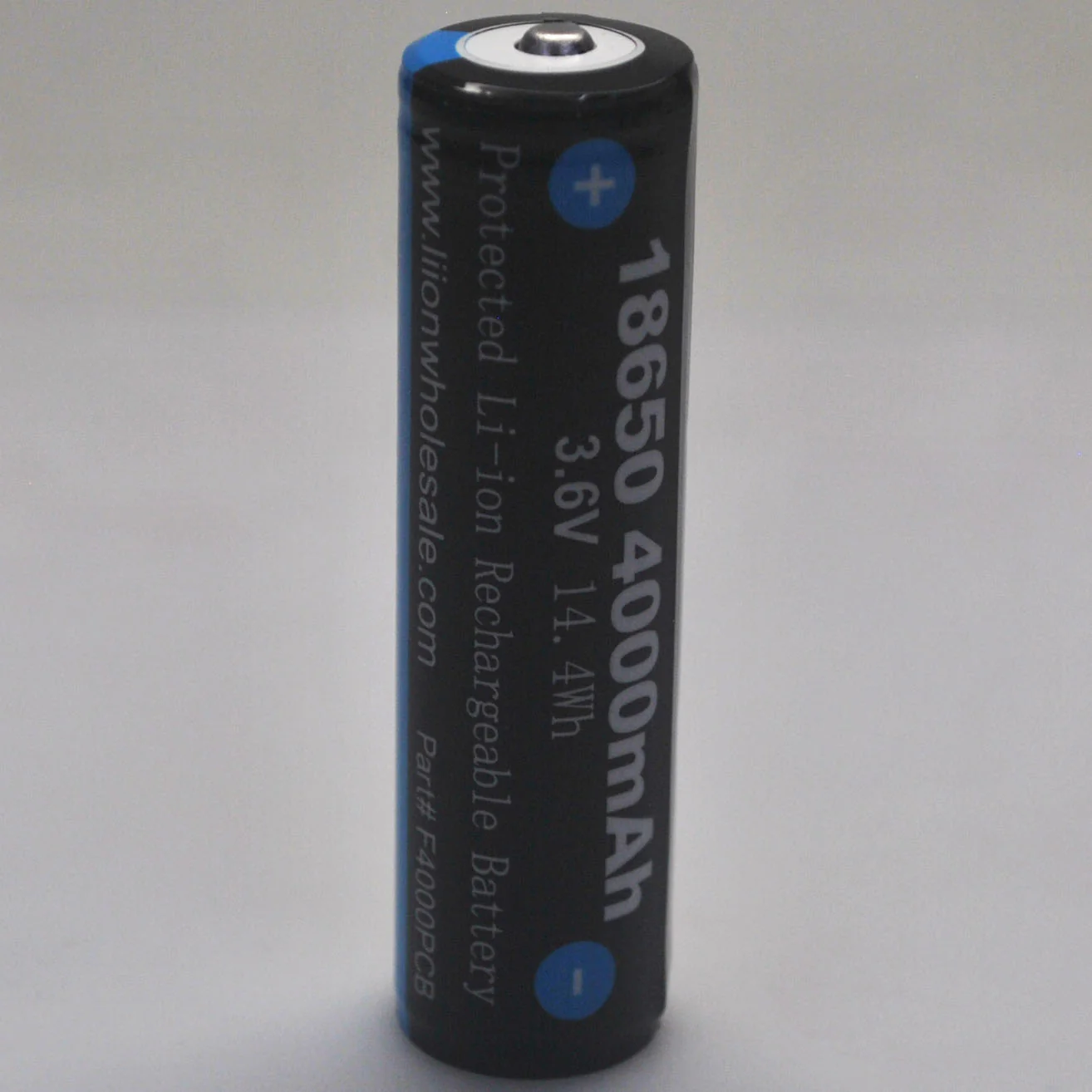 Protected 4000mAh 5A 18650 Button Top Battery - Wholesale Discount